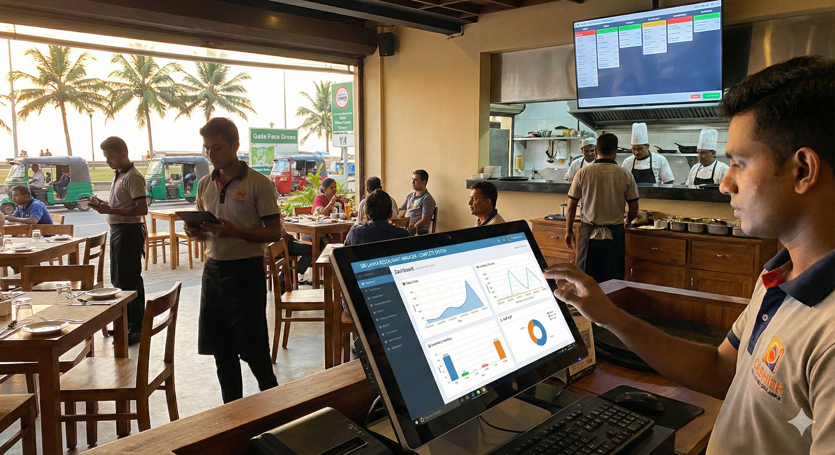 Restaurant POS System Sri Lanka - Complete Management Solution Interface